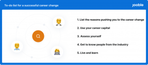 To do list for a career change