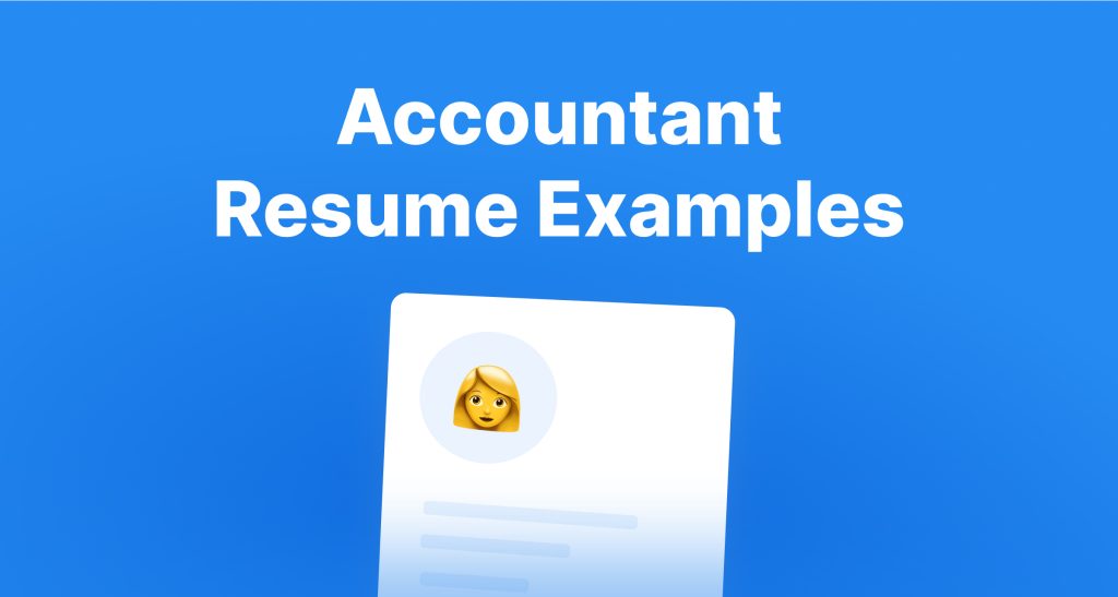 Accountant Resume Examples