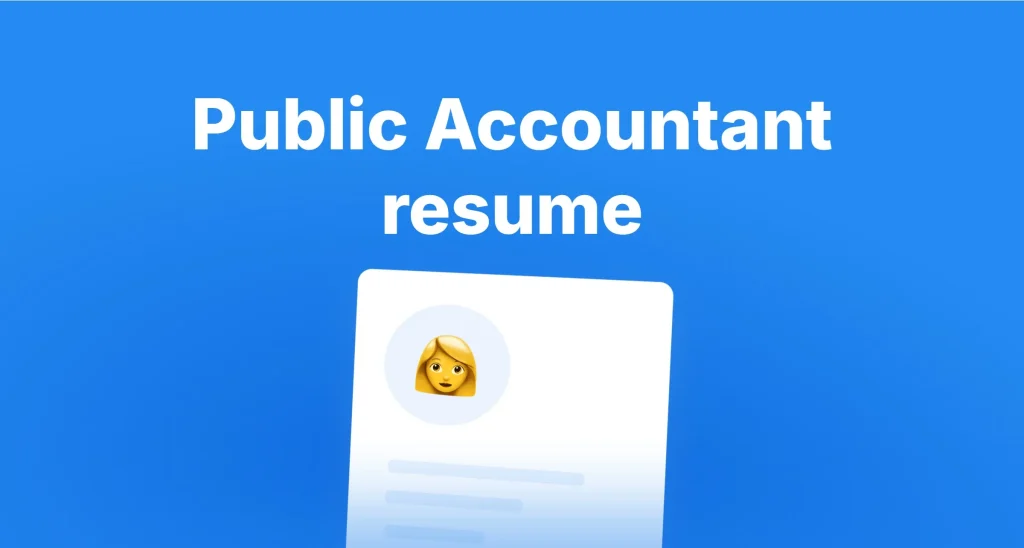 Public Accountant Resume Examples